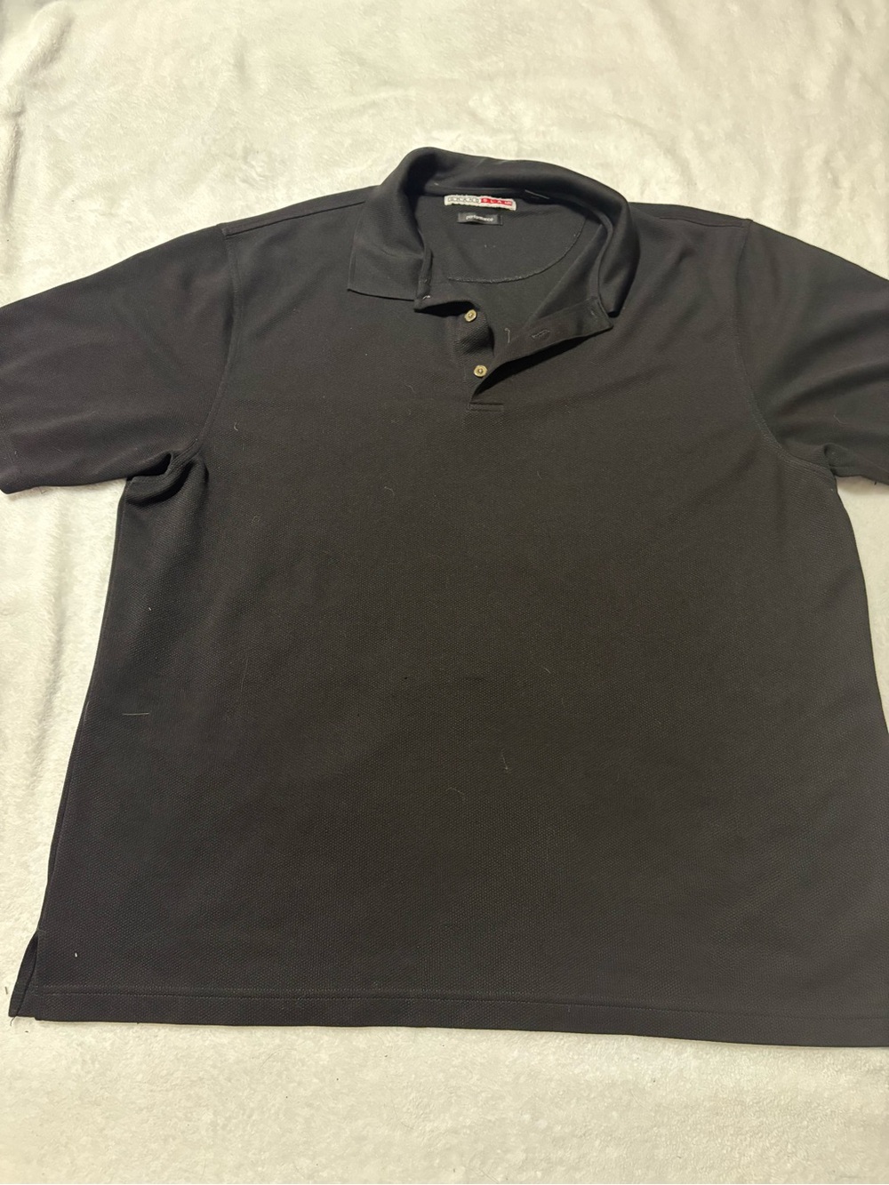 Grand Slam Black Men's Polo - Short Sleeve Casual Shirt